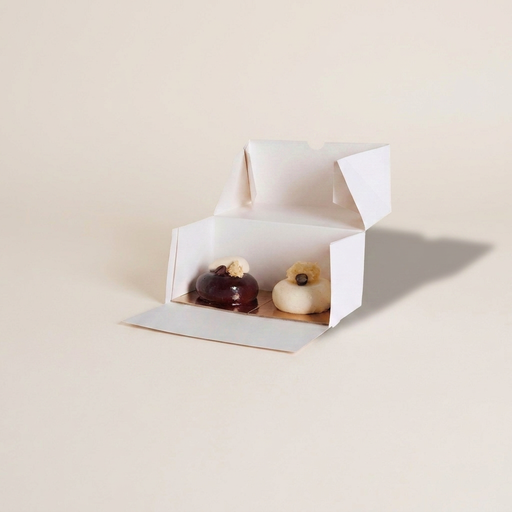 [BXF011801] BOITE PATISSIERE blanche - rectangulaire