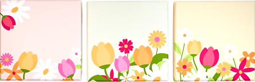 [EA01-BXR080999] Garden Whisper basic low 09 assortment of 3