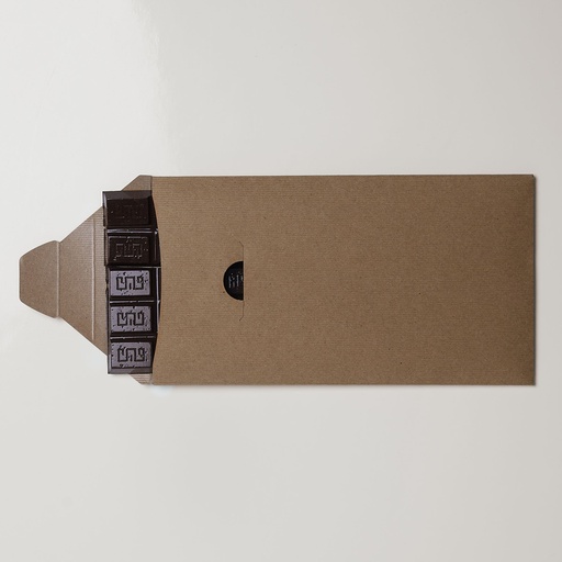 [BXF061671] Rectangular chocolate tablet kraft